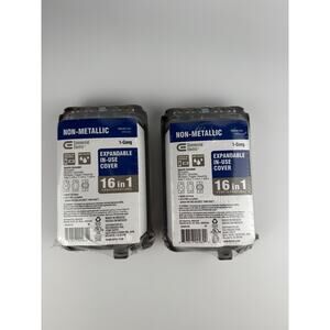 Commercial Electric 1Gang Non-Metallic Expandable In-Use Covers 16in1 Bronze 2Pk